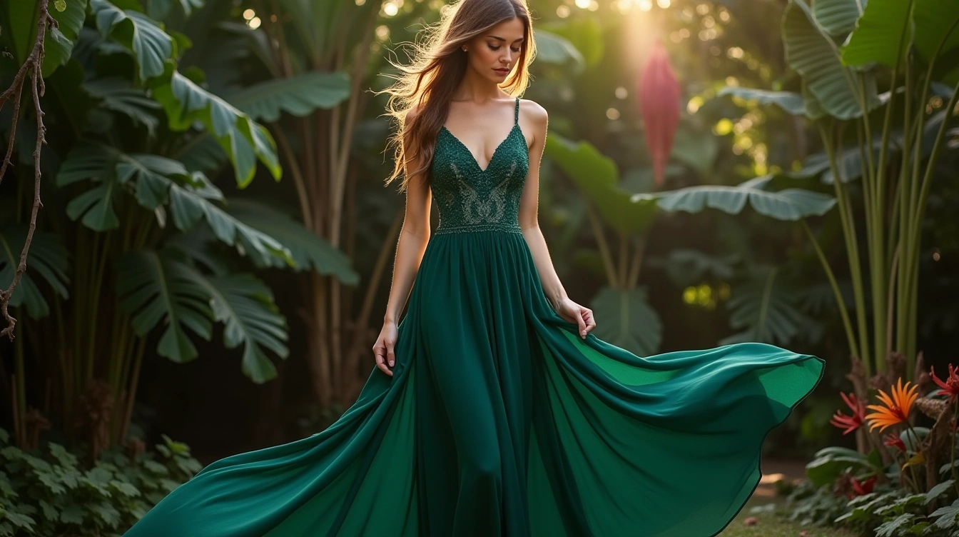 Vos questions sur la robe sirène verte